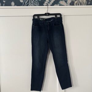 Madewell Dark Indigo Straight Leg Jeans Size 30